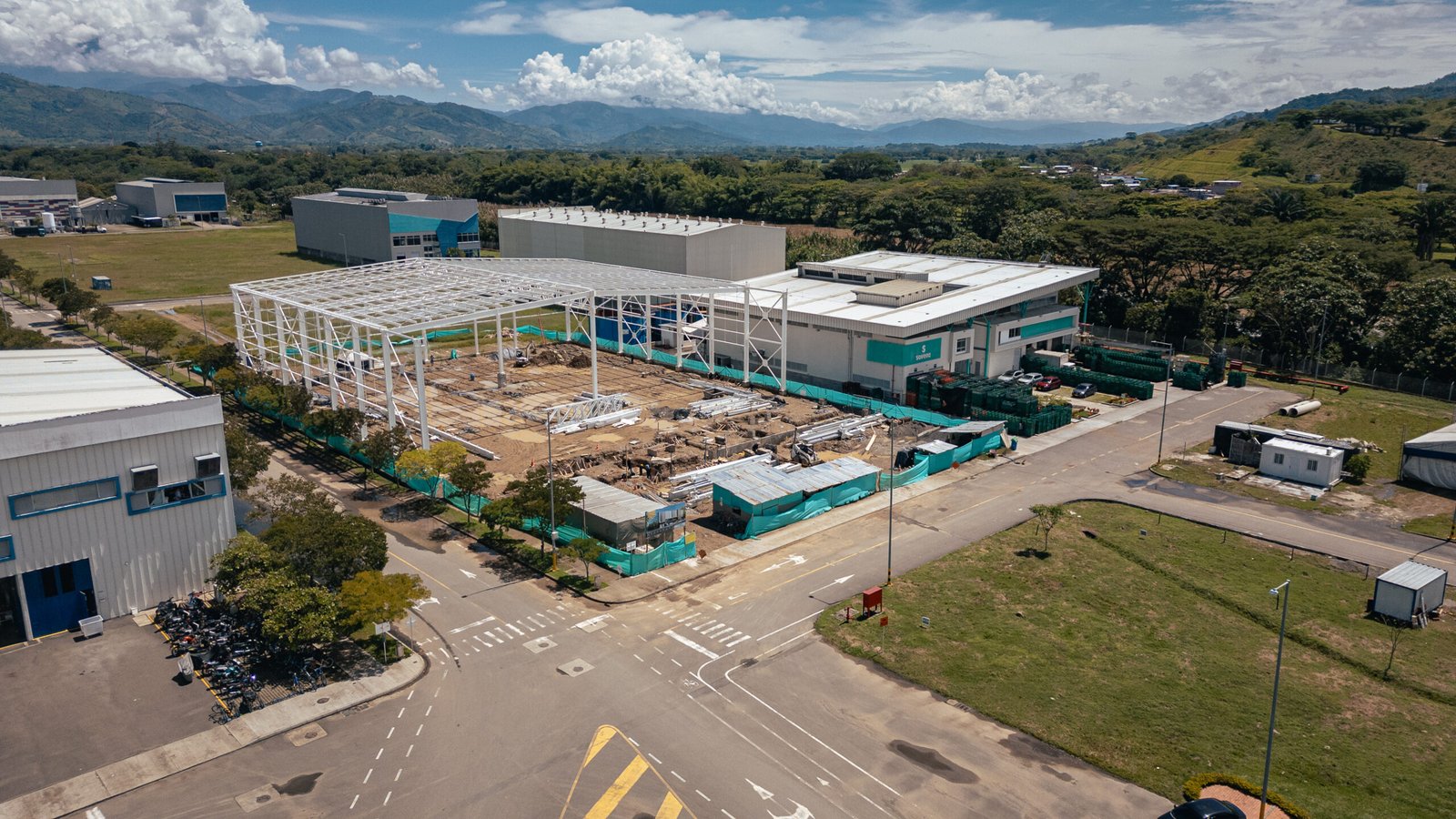 Parque logístico Zona Franca de Pereira Zona logística del parque de la Zona Franca de Pereira.
