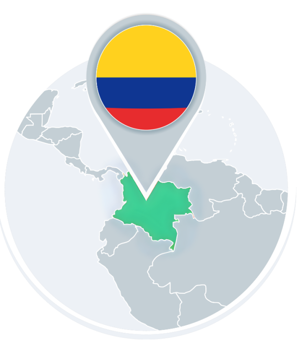 Carrusel para Instagram Destino Turísticos en Colombia Moderno Blanco y Amarillo (1)